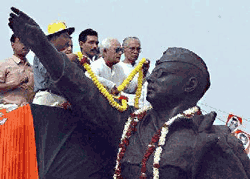 Statue de Chandra Bose