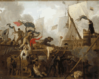 Le Vengeur Peinture de N.A. Taunay