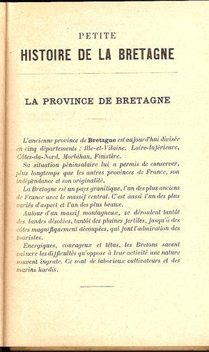 Histoire de Bretagne 3
